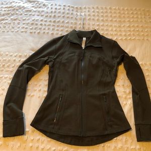 Lululemon Define Jacket - dark olive, 8